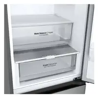 LG GBV3200CPY.APYQEUR nevera y congelador Independiente 387 L C Plata