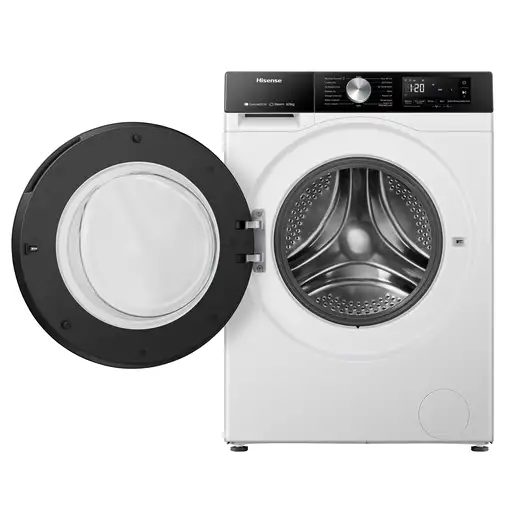 Hisense WD3S8043BT3 lavadora-secadora Independiente Carga frontal Titanio D