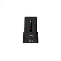 SPC Prince 4G 7,11 cm (2.8\) 130 g Negro, Plata Teléfono para personas mayores