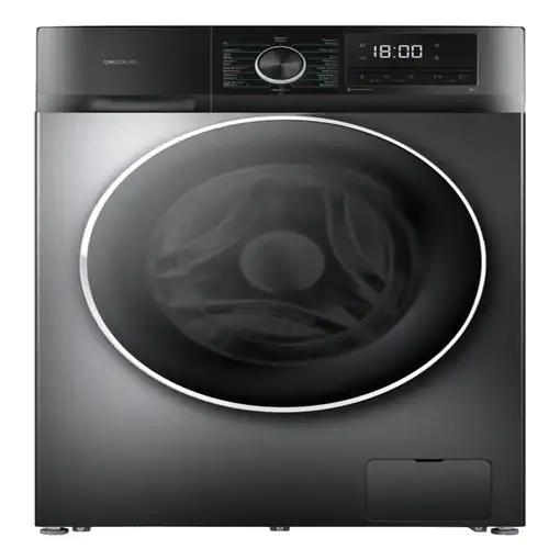 Cecotec Bolero DressCode 9500 lavadora Carga frontal 9 kg 1400 RPM Negro, Acero in