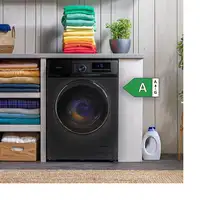 Cecotec Bolero DressCode 9500 lavadora Carga frontal 9 kg 1400 RPM Negro, Acero in