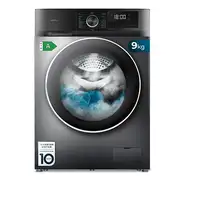 Cecotec Bolero DressCode 9500 lavadora Carga frontal 9 kg 1400 RPM Negro, Acero in