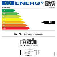Hisense 50A6N Televisor 127 cm (50\) 4K Ultra HD Smart TV Wifi Negro 300 cd / m²