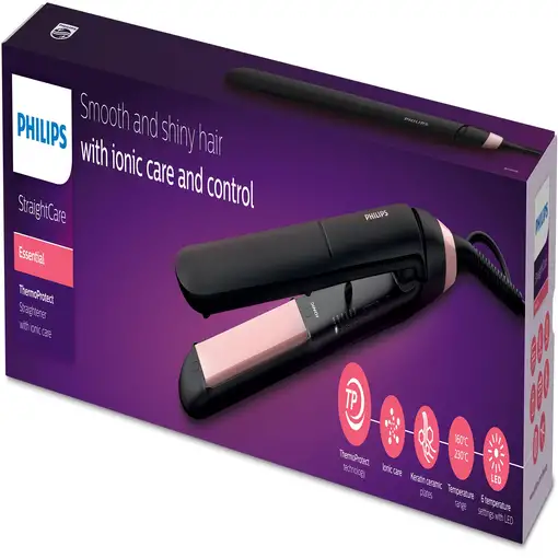 Philips Essential StraightCare BHS378/00 Plancha ThermoProtect