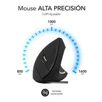 Ratón Glide Vertical Ergo Wired Mouse Negro