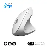 Ratón Glide Vertical Ergo Dual Mouse Batería Blanco