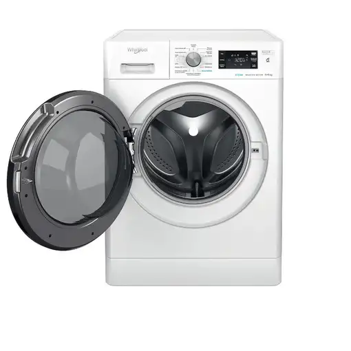 Whirlpool FFWDB 864369 BV SPT lavadora-secadora Independiente Carga frontal Blanco