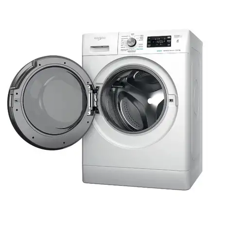 Whirlpool FFWDB 864369 BV SPT lavadora-secadora Independiente Carga frontal Blanco