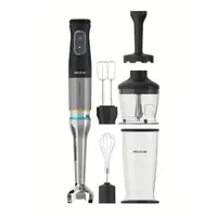 Cecotec 03978 licuadora Batidora de inmersión 1500 W Negro, Acero inoxidable