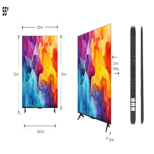 TCL P61 55P61B Televisor 139,7 cm (55\) 4K Ultra HD Smart TV Wifi Titanio