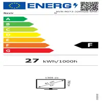 Nevir NVR-8073-32RD2S-SMA-N Televisor 81,3 cm (32\) HD Smart TV Wifi Negro 200 cd