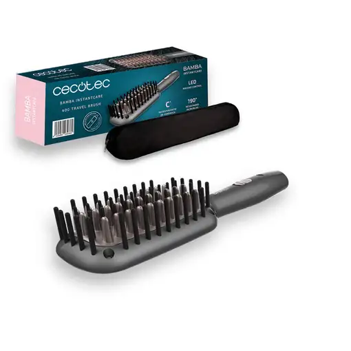 Cecotec Bamba InstantCare 400 Cepillo de aire caliente Caliente Negro