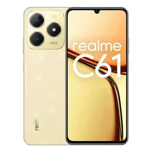 realme C61 17,1 cm (6.74\) SIM doble Android 14 4G USB Tipo C 6 GB 256 GB 5000 mAh