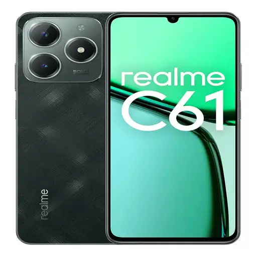 realme C61 17,1 cm (6.74\) SIM doble Android 14 4G USB Tipo C 6 GB 256 GB 5000 mAh