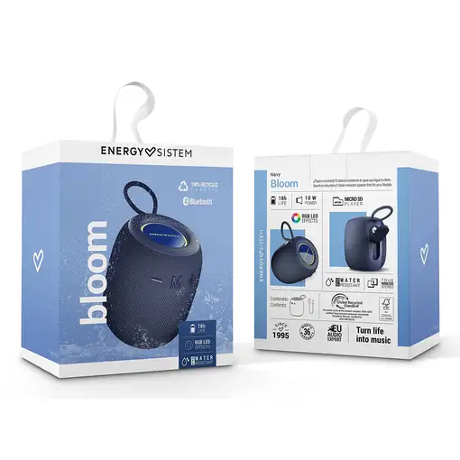 Energy Sistem Bloom Altavoz monofónico portátil Azul 10 W