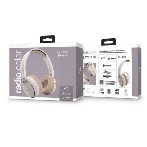 Energy Sistem Radio Color Auriculares Inalámbrico Diadema Llamadas/Música USB Tipo