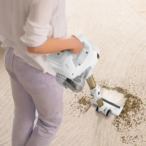 Ufesa U3 Digital Pet Aspiradora escoba 2 en 1 Batería Secar Sin bolsa 0,8 L Oro, B