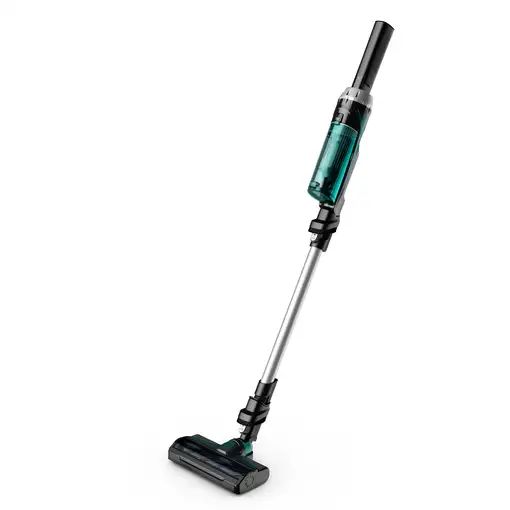 Rowenta RH1127 Aspiradora escoba 2 en 1 Batería Secar Sin bolsa 0,4 L Azul, Alumin