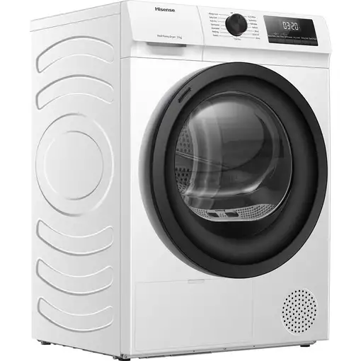Hisense DHQE800BW2 secadora Independiente Carga frontal 8 kg Blanco