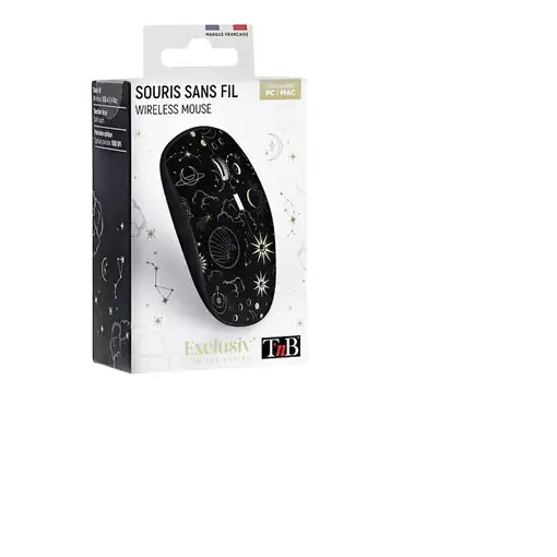 T'nB MWXASTRO ratón Universal Ambidextro RF inalámbrico Óptico 1600 DPI