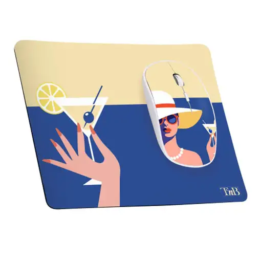 T'nB COCKTAIL EXCLUSIV ratón Universal Ambidextro RF inalámbrico 1600 DPI