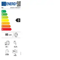 Beko DIN36430 Completamente integrado 14 cubiertos D