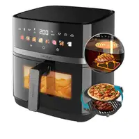 Freidora de aire 8L, 2200 W, doble resistencia, Cecofry&Grill Duoheat 8000 CECOTEC Freidora de aire 8L, 2200 W, doble resistencia, Cecofry&Grill Duoheat 8000 CECOTEC