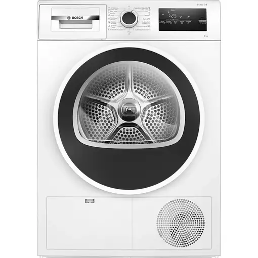 Secadora blanca con bomba de calor, 8 kg, Serie 4 WTR83200ES BOSCH