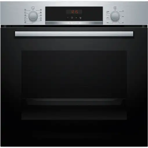 Bosch Serie 4 HBA574ES3 horno 71 L 3600 W Negro, Acero inoxidable