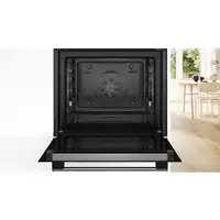 Bosch Serie 4 HBA574ES3 horno 71 L 3600 W Negro, Acero inoxidable