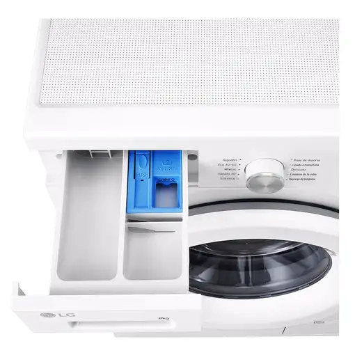 LG F4X1008NWH lavadora Carga frontal 8 kg 1400 RPM Blanco