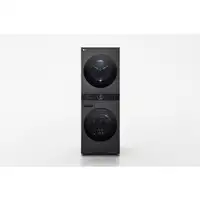 LG WT1210BBF lavadora-secadora Independiente Carga frontal Negro C