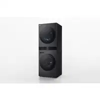 LG WT1210BBF lavadora-secadora Independiente Carga frontal Negro C