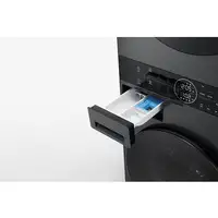 LG WT1210BBF lavadora-secadora Independiente Carga frontal Negro C