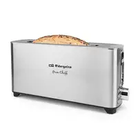 Orbegozo TO 6030 tostadora 6 2 rebanada(s) 1050 W Acero inoxidable