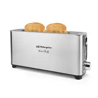 Orbegozo TO 6030 tostadora 6 2 rebanada(s) 1050 W Acero inoxidable