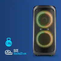 NGS WILD TEMPER Altavoz portátil estéreo Azul 40 W