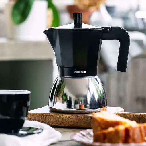 Monix M863003 cafetera manual Cafetera italiana 0,195 L Negro