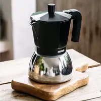 Monix M863006 cafetera manual Cafetera italiana 0,37 L Negro