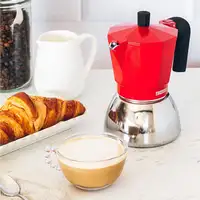 Monix M863109 cafetera manual Cafetera italiana 0,47 L Rojo