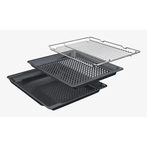 Bosch Serie 4 HRG532ES3 horno 71 L 3600 W Negro, Acero inoxidable
