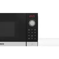 Bosch Serie 2 FEL023MS2 microondas Negro, Acero inoxidable Solo microondas Encimer