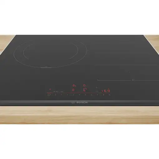 Bosch Serie 6 PXJ675HC1E hobs Negro Integrado 60 cm Con placa de inducción 3 zona(