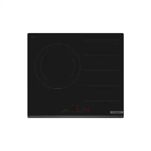 Bosch Serie 6 PXJ631HC2E hobs Negro Integrado 59.2 cm Con placa de inducción 3 zon