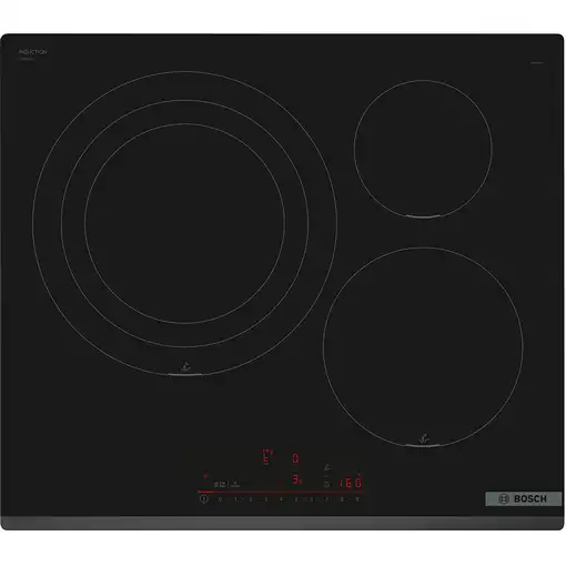 Bosch Serie 6 PID631HC1E hobs Negro Integrado 60 cm Con placa de inducción 3 zona(