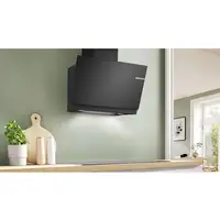 Bosch Serie 6 DWK81AN60 campana De pared Negro 432 m³/h