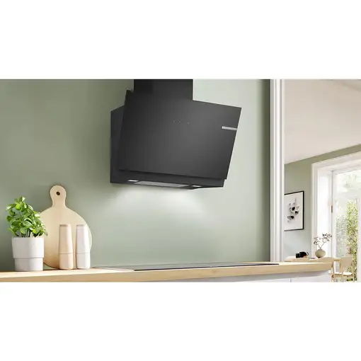 Bosch Serie 6 DWK81AN60 campana De pared Negro 432 m³/h