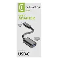 Cellularline Adaptador de USB-C a USB