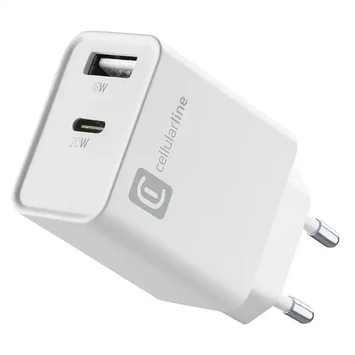 Cellularline 8018080476877 Universal Blanco Corriente alterna Interior