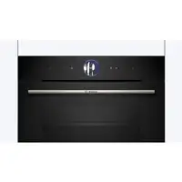 Bosch Serie 8 CSG7361B1 horno de vapor Medio Negro Tocar